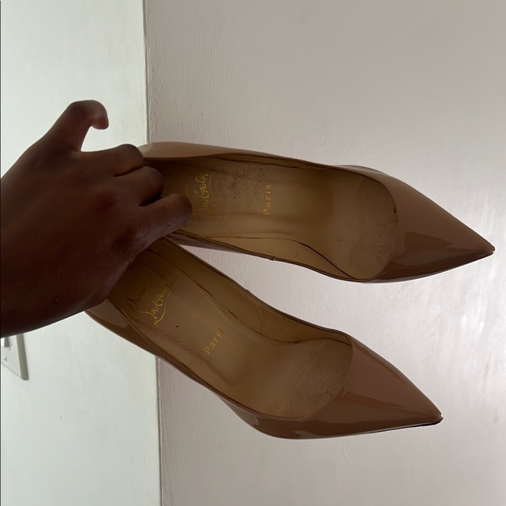 Pigalle 120 patent calf Christian Louboutin
